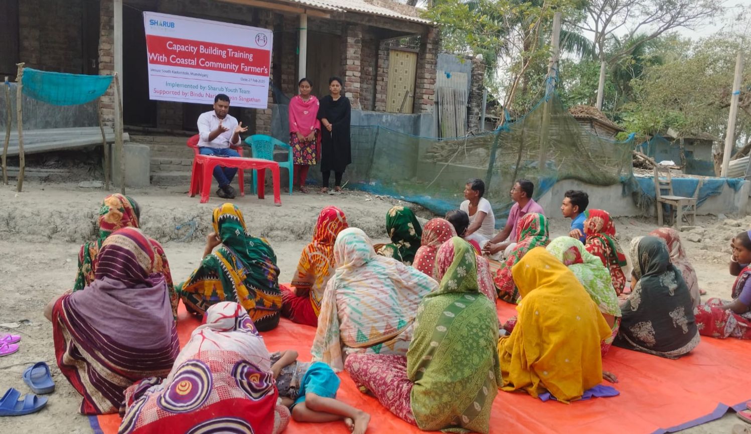 শ্যামনগরে জলবায়ু সহনশীল কৃষি চাষাবাদের জন্য প্রশিক্ষন সম্পন্ন। ।